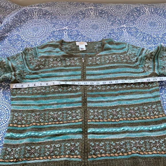 Talbots zipper cardigan, 1X - Picture 10 of 15
